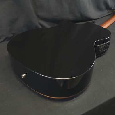Lag Tramontane T118ABCE-BLK Acoustic Electric Guitar w/ Gig Bag image 16