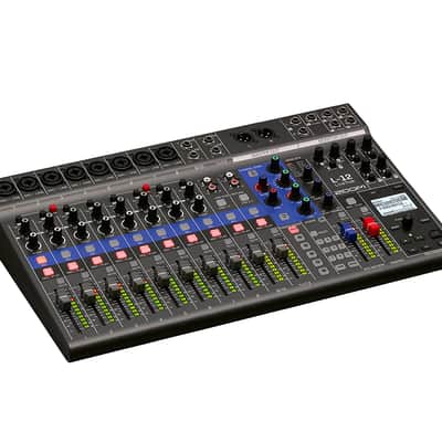 Zoom LiveTrak L-12 Digital Mixer & Multitrack Recorder, for Music, Podcasting, and More, 12-Input/ 14-Channel SD Recorder, 14-in/4-out USB Audio Interface, 5 Powered Headphone Outputs image 7