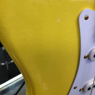 Fender Custom Shop Limited Edition 1954 Hardtail Stratocaster® DLX Closet Classic, 1-Piece Quartersawn Maple Neck Fingerboard - Faded Aged Canary Yellow image 10
