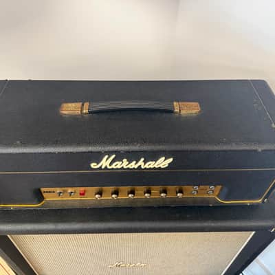 Marshall JTM50 "Black Flag" 1987 Lead 2-Channel 50-Watt Guitar Amp Head - 1967 - Black image 4