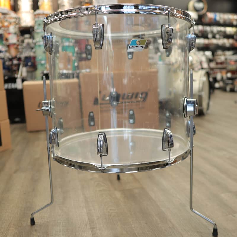 1970s Ludwig Vistalite 20" Floor Tom (Clear) image 1