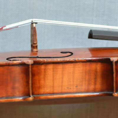 Unbranded 4/4 full size violin 1800's image 3