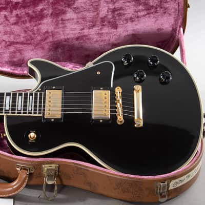2006 Gibson Custom Shop Historic ’57 Les Paul Custom Reissue Black Beauty Ebony | Long Neck Tenon | ’57 Classics | Original image 1