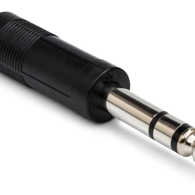 Hosa GPP-419 1/4" TS Female to 1/4" TRS Male Adapter image 2