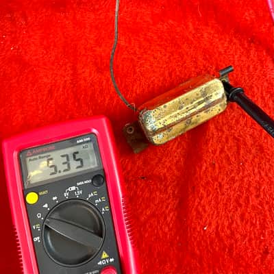 Kay Speed bump guitar pickup c 1960 - Gold original vintage USA dearmond rowe image 2