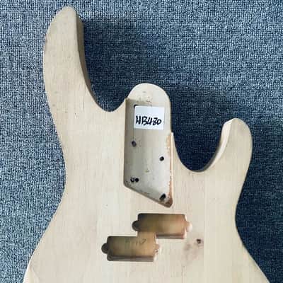 Basswood Unfinished 4 String Bass Body image 8