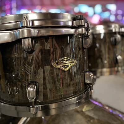 Tama Starclassic Walnut/Birch Limited Kit 2022 Gloss Charcoal Tamo Ash 5 piece drum set image 2