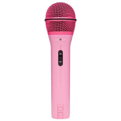 Samson Q2U Handheld Dynamic USB Microphone Recording and Podcasting Pack (Pink) image 1