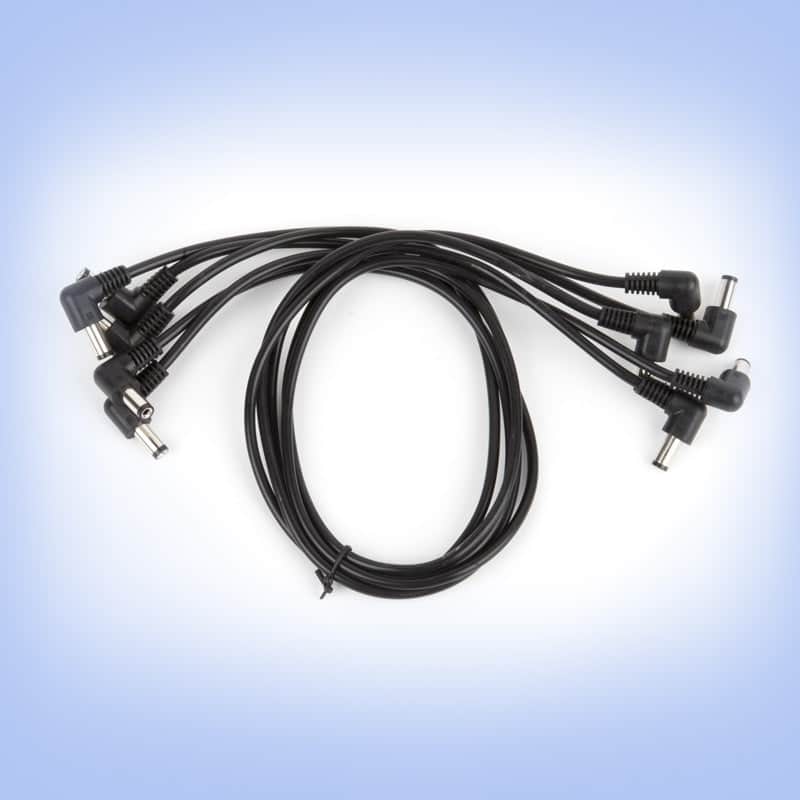 STRYMON DC POWER CABLES RIGHT TO RIGHT ANGLE 36" - 5 PACK : BRAND NEW :  [DETROIT MODULAR] image 1