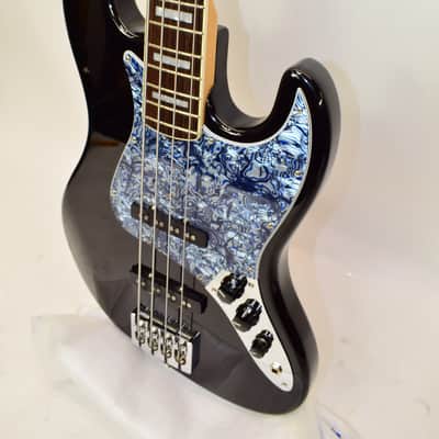 D. Lakin Basses JOC029 Joe Osborn Signature 4-String Bass, Black w/ Case image 4