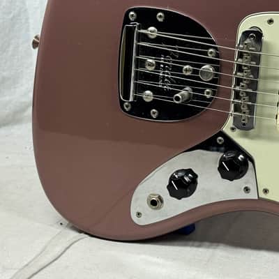 Fender 50th Anniversary Jaguar Guitar with Case 2012 - Burgundy Mist Metallic / Rosewood fingerboard image 5