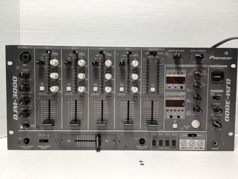PIONEER PRO DJM-3000 4-channel, 19” Rackmount DJ mixer Analog + Digital