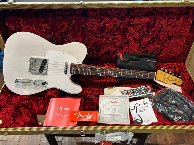 Fender Jimmy Page Mirror Telecaster - White Blonde 10lbs. 10.4oz. USA02565 image 1
