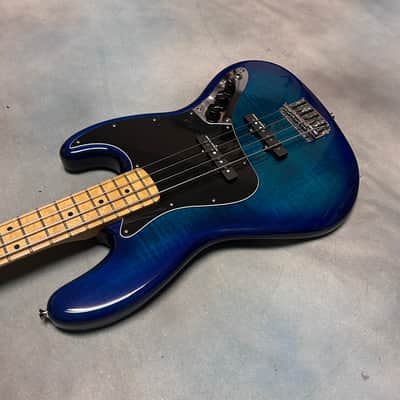 2024 Fender Player II Plus Top Jazz Bass Special Edition Blue Burst Flame image 7