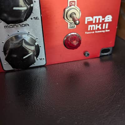 Black Lion Audio PM-8 MKII Passive Summing Mixer 2010s - Red and Black image 3