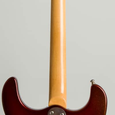 Mosrite Ventures Mark I Solid Body Electric Guitar (1965), ser. #1973, original brown alligator hard shell case. image 9