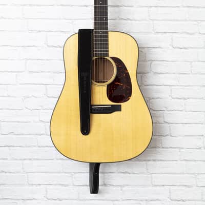 Martin Adjustable Suede Guitar Strap - Black/Grey image 2
