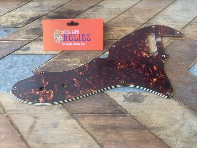 Real Life Relics Aged Brown Tortoise 69 Telecaster® Thinline Pickguard    [PGAU1] image 1