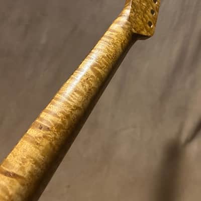 Mastergrade Birdseye Maple Tele Neck 3 Fits Fender & Warmoth image 12