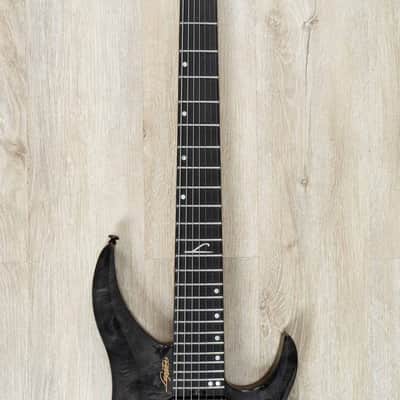 Mint Legator G7SS Ghost 7 Super Shred Headless 7-String Guitar, Ebony Fretboard, High Gloss Black Bu image 6