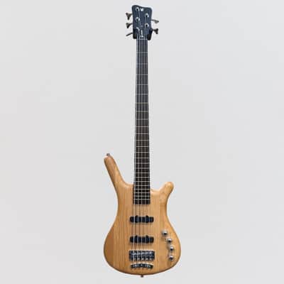 Warwick RockBass Corvette Basic 5 String Electric Bass Guitar - Natural image 8