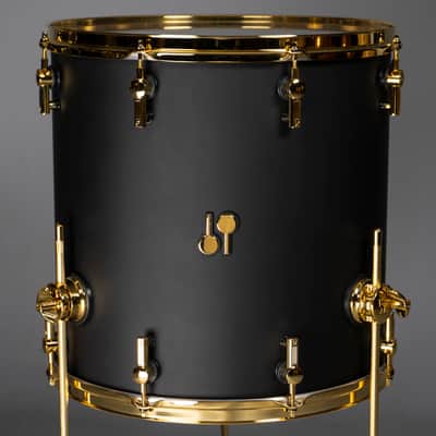 Sonor SQ2 Medium Beech 6pc Shell Pack-Dark Satin w/ Gold Hardware image 10
