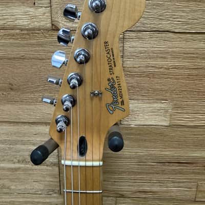 Fender Standard Stratocaster Guitar-2004- MIM- Sage Green Metallic - 8lbs 1oz image 7