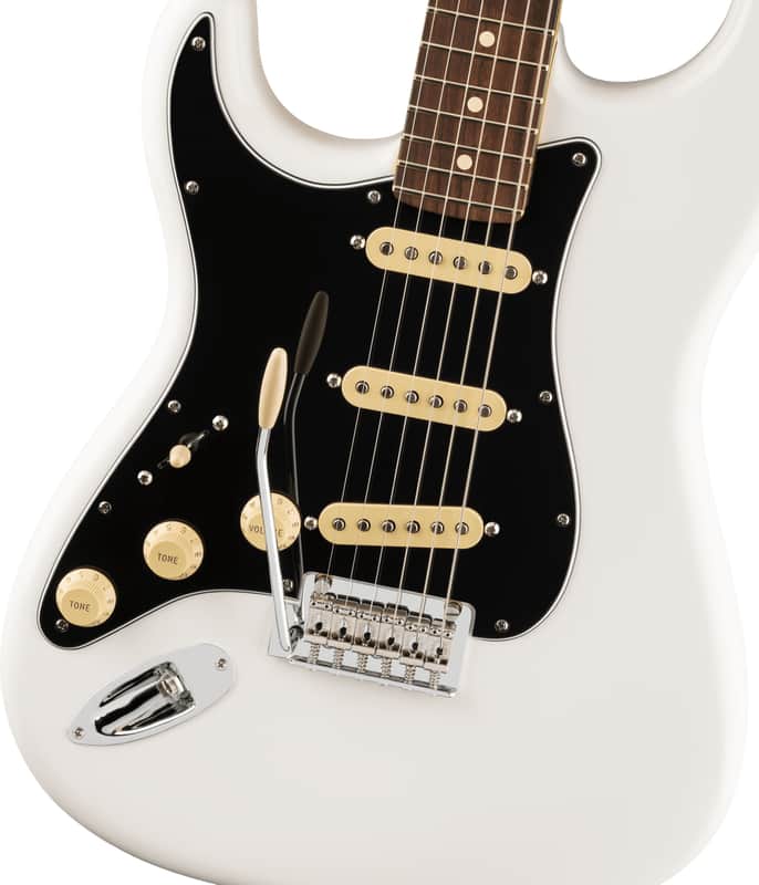 Fender Player II Stratocaster Left-Hand Electric Guitar, Rosewood Fingerboard, Polar White image 1