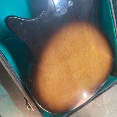 Teisco Del Ray ET-200 Sunburst Two Pickup + Tremolo WITH CASE OHSC Japan 1960s Original Vintage image 8