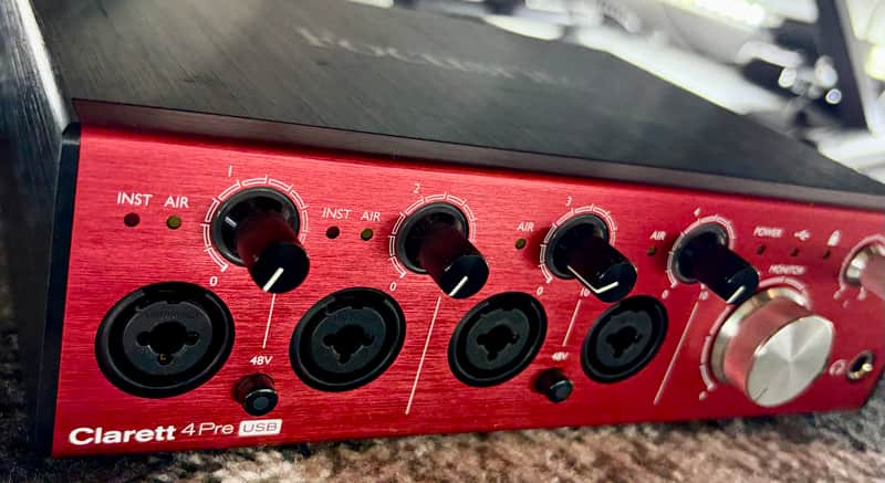Focusrite Clarett+ 4Pre USB-C Audio Interface 2021 - Present - Red image 1