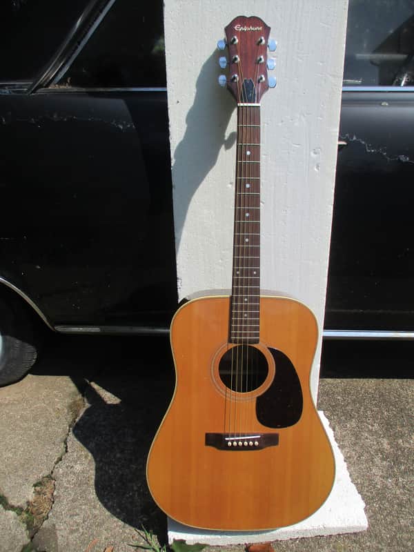 Epiphone PR-715-N Guitar, 1980's, Made in Japan, Spruce Top