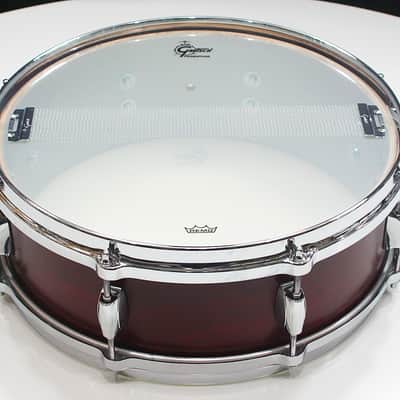 Gretsch USA Custom 5" x 14" 8-Lug Snare Drum w/ VIDEO! Satin Rosewood Double 45 Edges image 4
