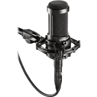 Audio-Technica AT2035 Large-Diaphragm Condenser Microphone with Gator Pop Filter image 3