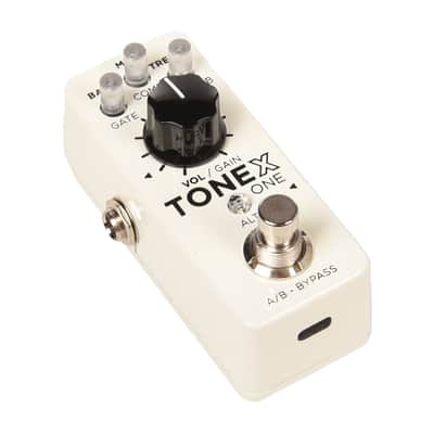 IK Multimedia TONEX ONE Amp Modeler & Multi Effects Pedal Brown Sound Limited Edition White image 2
