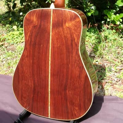 1976 Yairi YW-600 Dreadnought Guitar New Jacaranda + Vintage Hard Case image 9