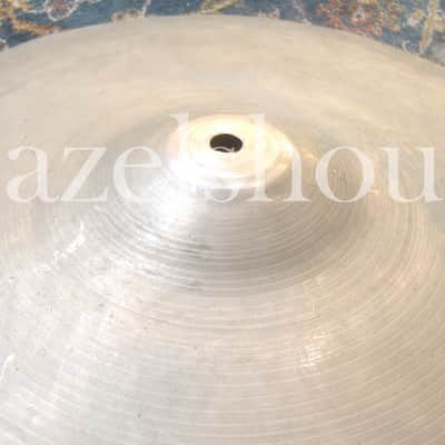 VINTAGE SUPER PAPERTHIN ZYN 14" Hi Hats! 492 & 597 Grams COMPLEX TONE image 3