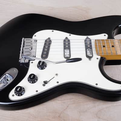 Fender American Standard Stratocaster USA 1995 Black Schecter MonsterTone PUs w/ Bag image 7