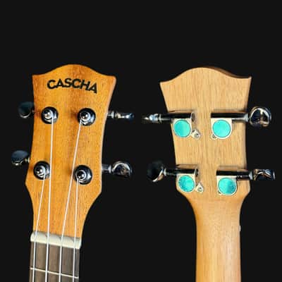 Cascha HH 2033 Premium Natural Concert Ukulele W/ Gigbag image 5