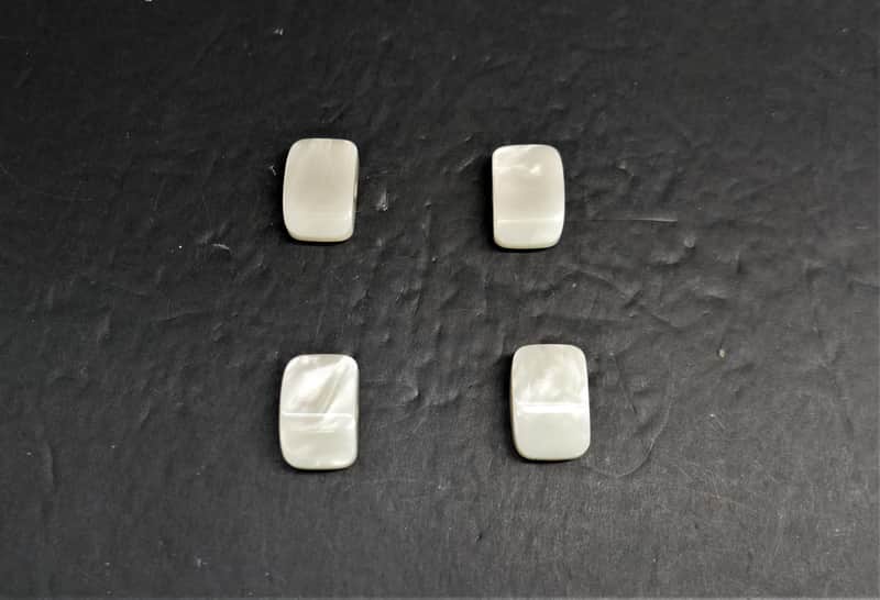 4 BASS Guitar Tuner Buttons  Pearl for HOFNER HCT-500/1  Contemporary BEATLE BASS image 1