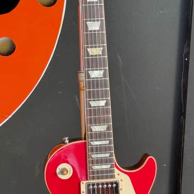 Gibson Les Paul Std. LPR-7 '57 Reissue 2012 - beautiful Custom Shop w/a Cardinal Red Top looks like Fiesta Red. image 9