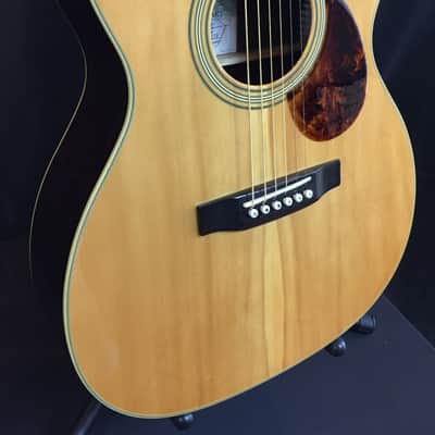 Johnson Carolina II Series JO27 All-Solid Auditorium Acoustic Guitar Natural image 3