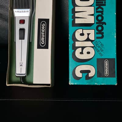 Grundig Stenorette Mikrofon GDM 519 C 60's or 70's - Silver image 1