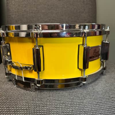 Pearl All Maple Shell Snare Drum - Yellow 14x5.5 image 7
