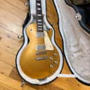 Gibson Les Paul Studio '50s Tribute T 2016 - Satin Gold Top/ Black Body Heavy Relic