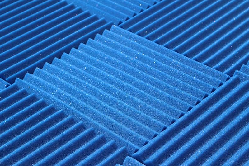 Acoustic Foam Panels - Bulk 1 Inch Thick Studio Foam Tiles - Blue Color - 48 Square Feet image 1