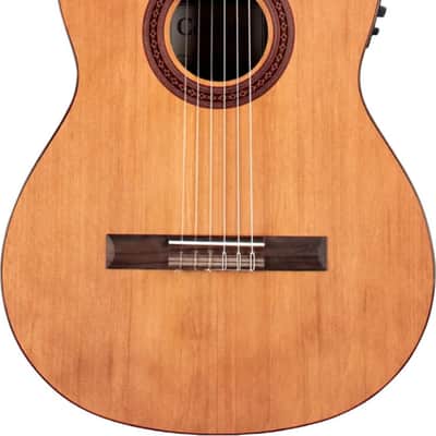 Cordoba C5-CE Left-Handed Acoustic-Electric Classical Guitar, Solid Cedar Top image 2