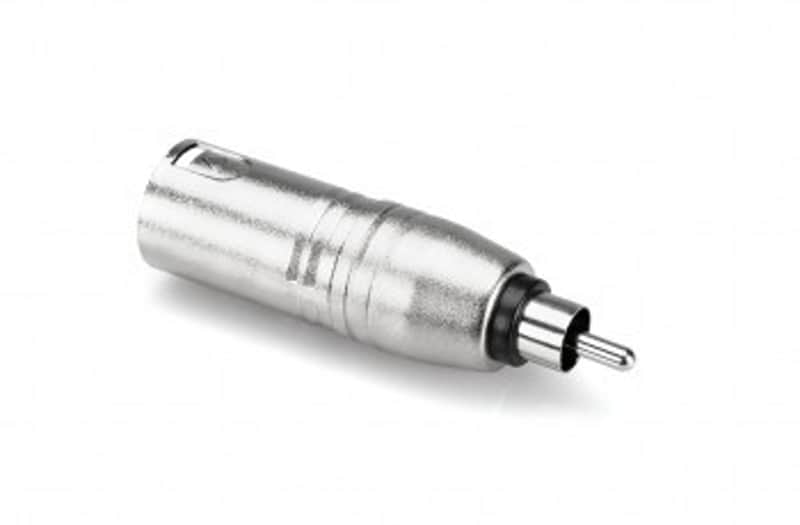 Hosa GXR-135  -  RCA (M) to XLR (M) Adapter image 1