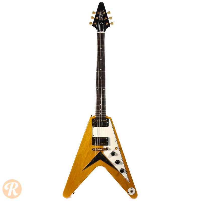 Gibson Custom Shop '59 Reissue Korina Flying V Natural 2003 image 3