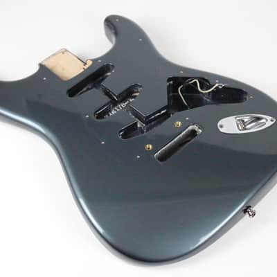 2009 Vintage Fender Custom Shop Stratocaster Custom Classic Charcoal Frost Metallic Alder Body w/COA USA Strat image 9