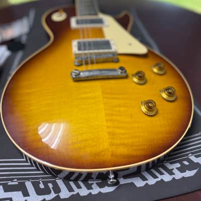 2024 Gibson Custom Shop 1958 Les Paul Standard "CME Spec" Slow Iced Tea Fade VOS w/60 V2 Neck Profile image 4